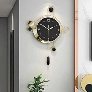 black hanging wall clock