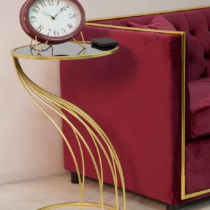 European Gold Side Table