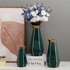 Green Designer Vase Set