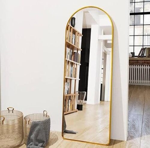 Arch Wall Mirror | Standing Mirror 160×40 cm featuring an elegant arch design and full-length reflection, ideal for modern home decor.