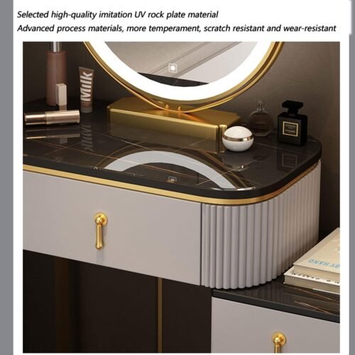 dressing Table set with Stool Mirror