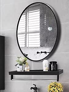 Premium Bathroom Mirrors Round Shape Aluminum