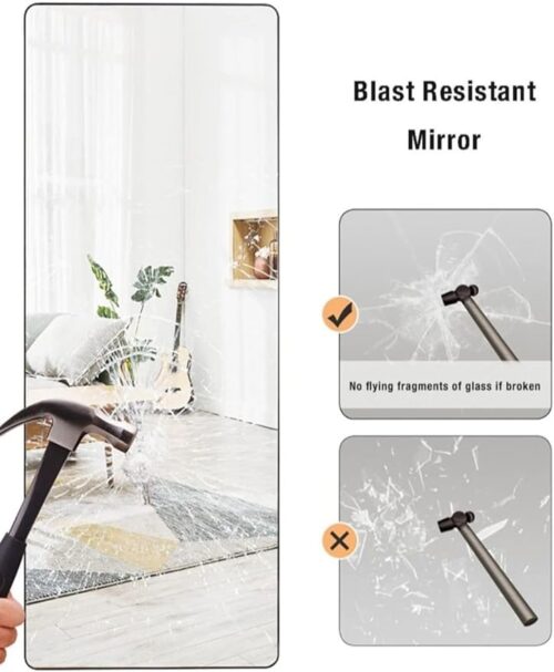 Blast resistant mirror