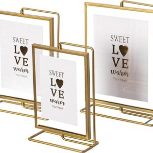 Classic Gold Stand Photo Frames