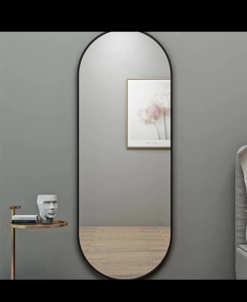 Large Oval Modern Mirror