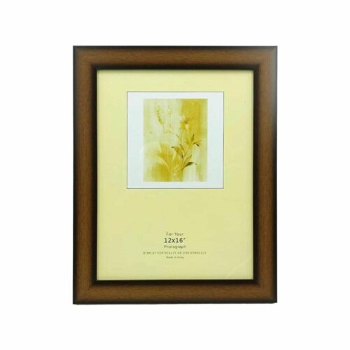 Wall Mount Glass Wood Material Photo Frame for 12x16, 16x20, or 20x24 inch picture.