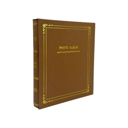 Decorhills Photo Album Scrapbook with Slip-in Cover, Green Blue and Brown, Holds 400 Photos, 4x6 Inch