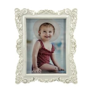 Plastic Single Photo Frame with Tabletop & Wall Mount Display for 6x8 Inch