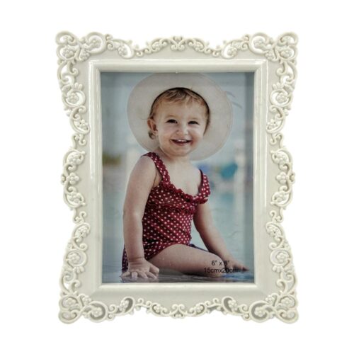 Plastic Single Photo Frame with Tabletop & Wall Mount Display for 6x8 Inch